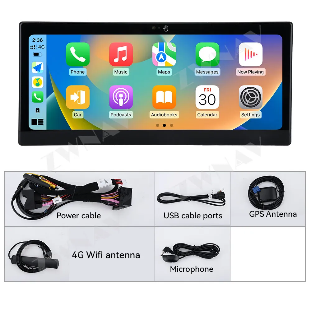 Car Radio 10.25” Gesture Contral Screen For 5 Series GT 10-12 CIC/13-17 NBT Navi Wireless GPS Player Stereo Multimedia Player