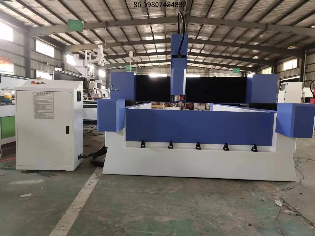 Factory Manufactured 1300x2500mm Tombstone Engraver, Headstone Carving Cnc Router Automatic Stone Cutting Machine