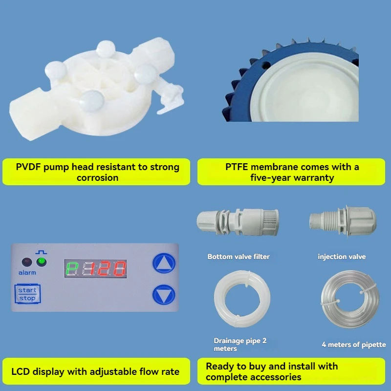 Electromagnetic Diaphragm Metering Pump Dosing Metering Pump  Dosing Pump Water Treatment Dosing Pumps