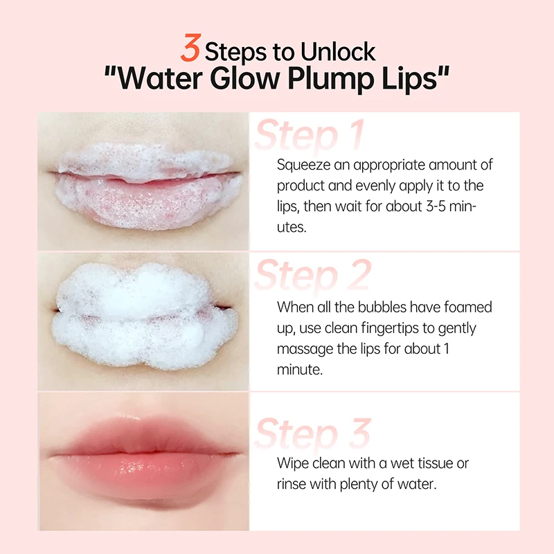 Bubble Lip Balm Exfoliating Mask Lightening Dark Whitening Moisturizing Remove Dead Skin for Women Volumizer Lip Care - Image 6