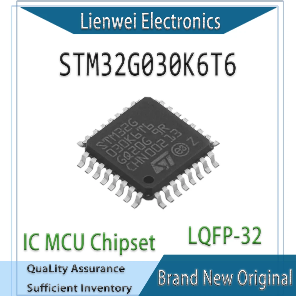 

100% New Original STM32G030 STM32G030K6T6 IC MCU Chipset LQFP-32