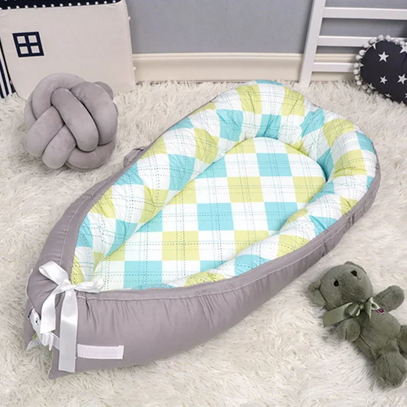 Baby Nest Slapen Bed Draagbare Wieg Reizen Bed Baby Peuter Katoen Cradle Voor Pasgeboren Baby Bed Wieg Bumper Dropshipping