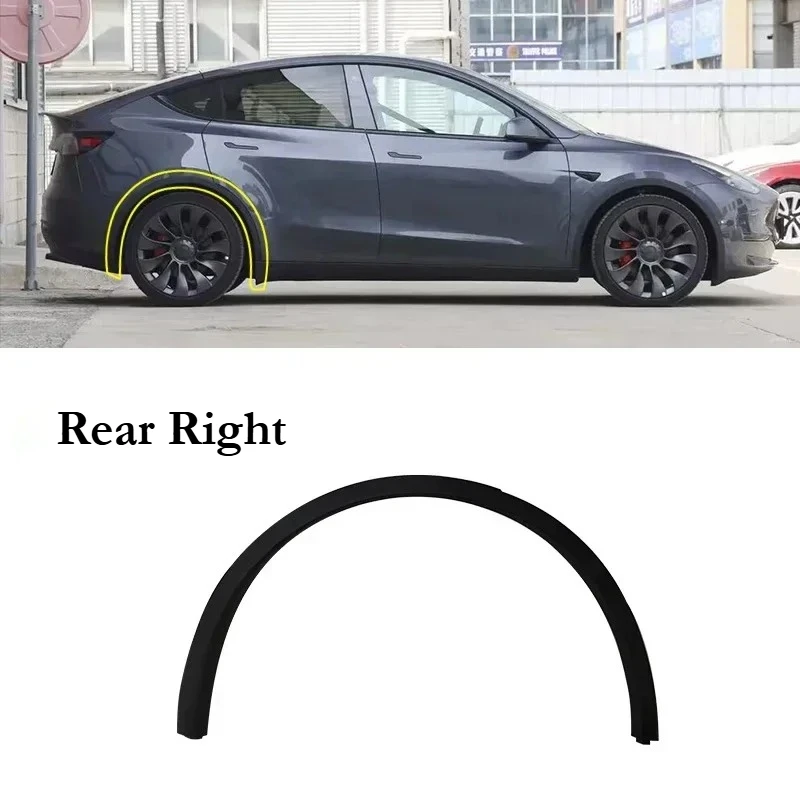 Voor Tesla Model Y Voor Achterwiel Wenkbrauw Molding Fender Flare Spatborden 1494185-00-B 1494186-00-B 1494161-00-B 1494162-00-B