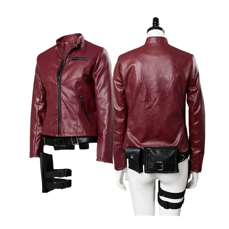 

Claire Redfield Cosplay Costume Women Jacket Coat Belt Uniform Outfits Halloween Carnival Party Suit