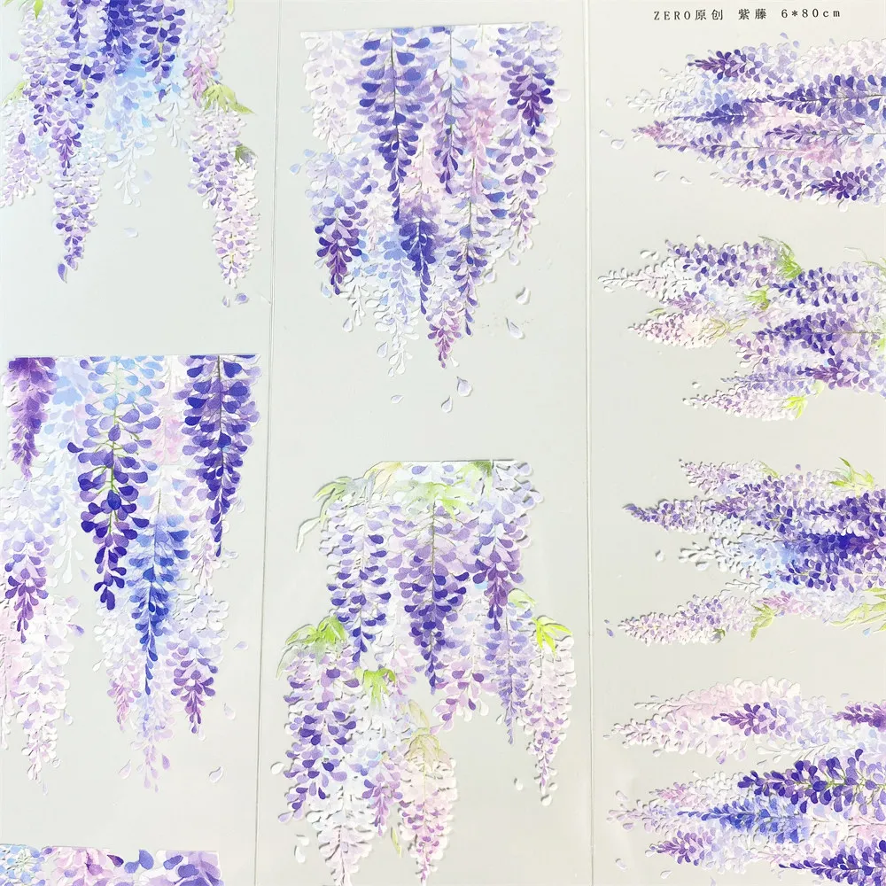 

Journal Washi Pet Tape Wisteria Zero Scene Tree Wind PET Scrapbooking Collage Diy Sticker