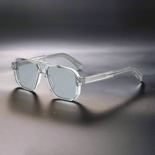 Imagen 2 del producto CATERSIDE gafas de sol Retro Punk para hombre, gafas de sol Vintage con parte superior plana y doble puente, gafas de sol de alta calidad para mujer, gafas para fiesta de viaje y Festival