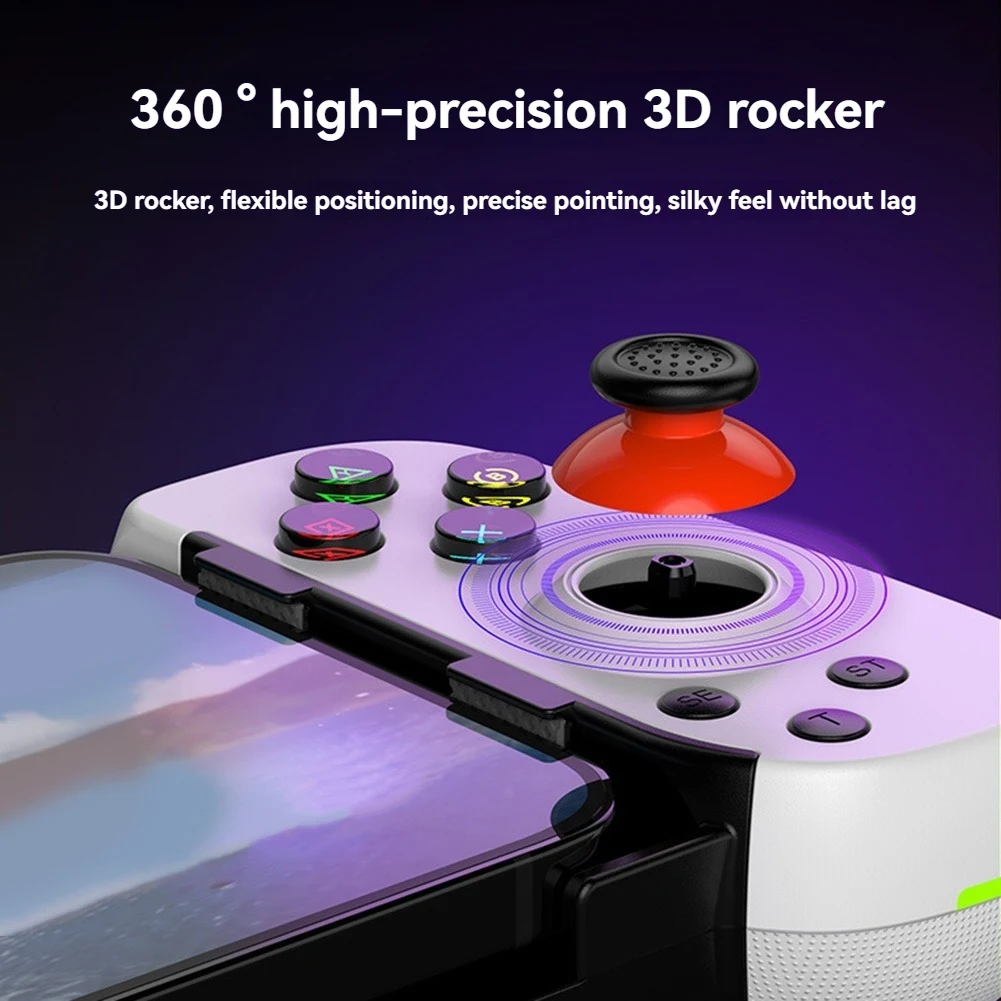 L63A D6DP Gamepad Stretching Extendable Gaming Controller Bluetooth Handle Pad for Phone Android Gamepad Game Accessoires A