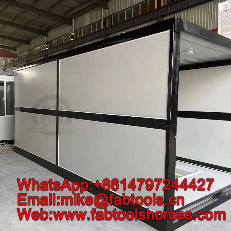 Steel Prefab Container House flat pack house cabin office container modular house lodging house on Sale