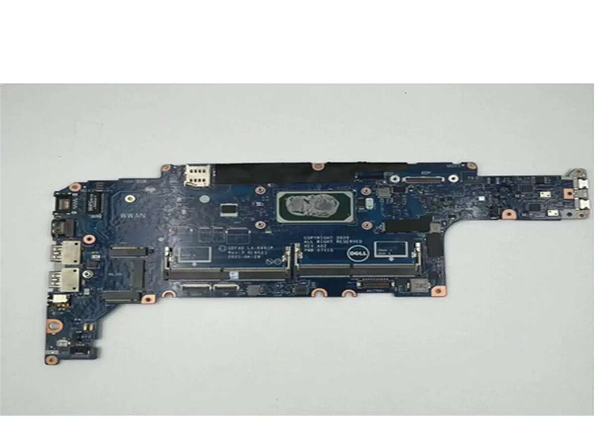 

CN-M51J7 0M51J7 For DELL Latitude 5420 LA-K491P Integrated Laptop Motherboard I5-1145G7 Processor 100% Full Teste