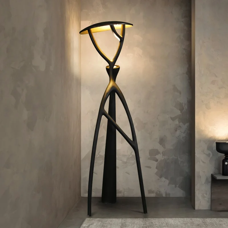 Floor Lamp for Living Room Resin Sculpture Light Luxury Exhibition Hall Nordic Decorative Lamp for Sales Department Ornament