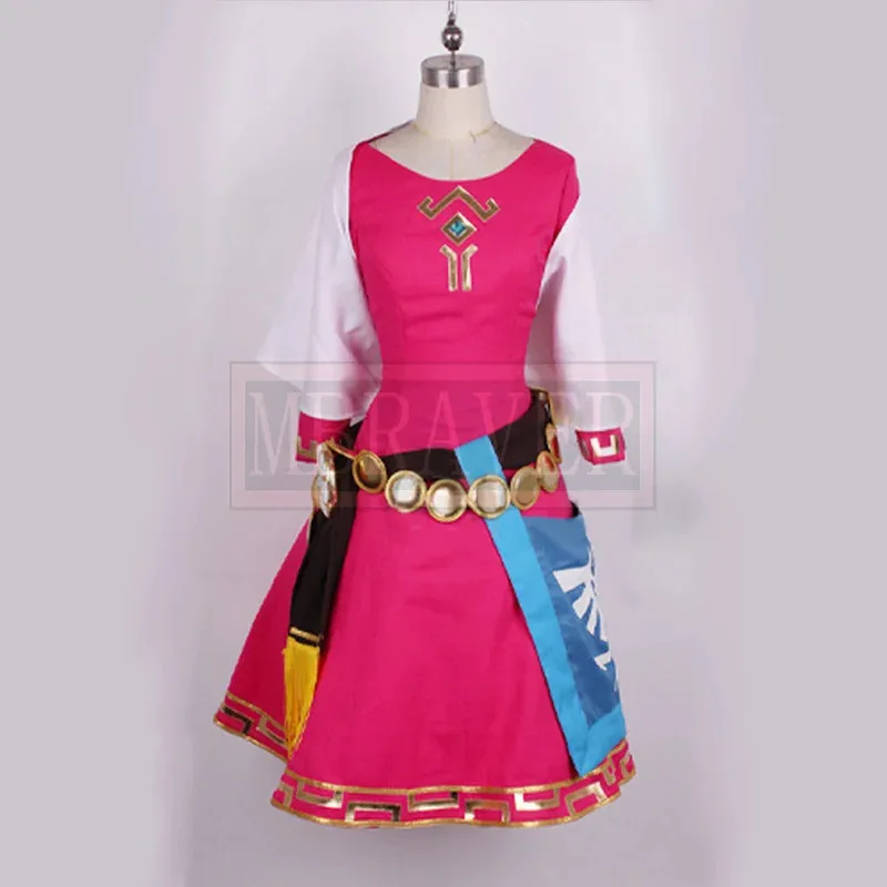 

lili 123Skyward Sword Princess Zelda Cosplay Uniform Outfit Costume Halloween Christmas Custom Made Any Size