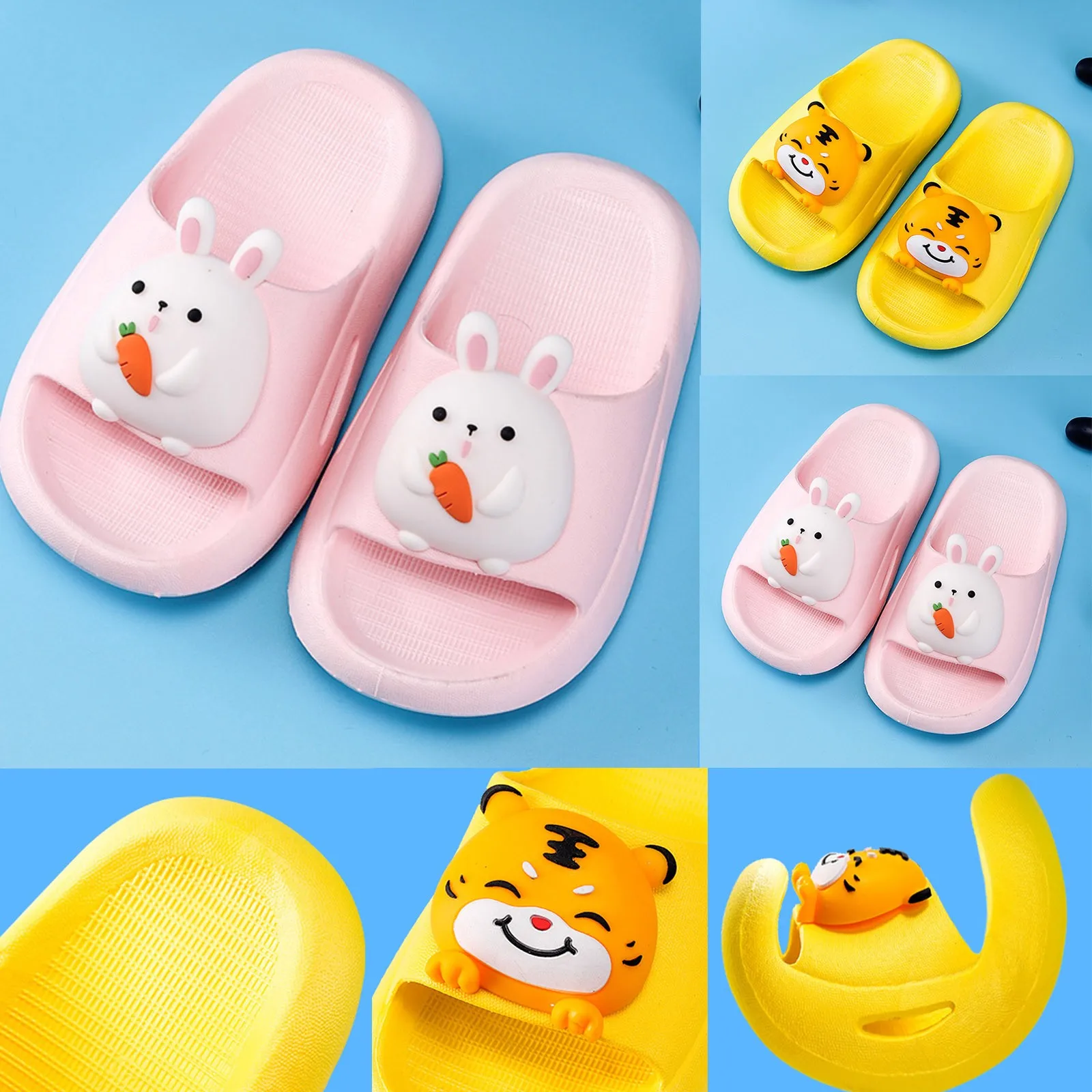 

Детские тапочки, летние тапочки для девочек и мальчиков, детская мягкая обувь из ПВХ, домашние сандалии для малышей, удобные тапочки для девочек, размер 1.