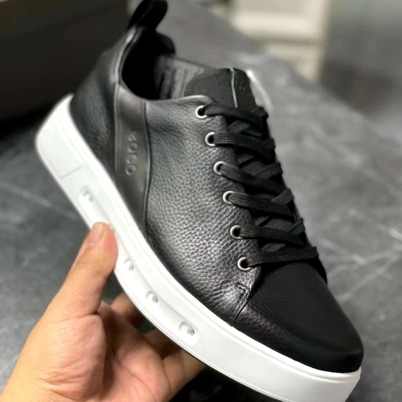 Leather Sports Shoes for Men, Waterproof, Anti-Slip, Lightweight, Walking Sneakers, Walking Shoes, Golf Shoe, High Quality