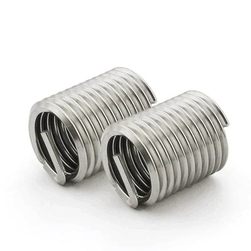 200pcs M2 M2.5 M3 M4 M5 M6 M8 304 Stainless Steel Helicoil Thread Repair Insert Coiled Wire Helical Screw Sleeve 1D-3D