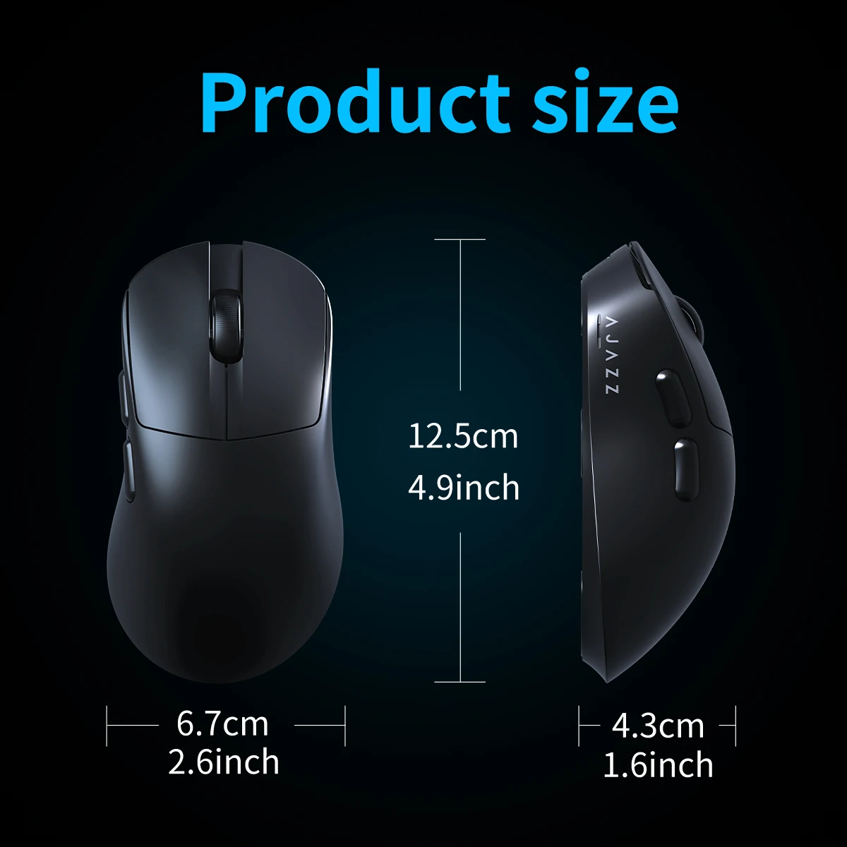 Ratón para juegos AJAZZ AJ179 PAW3311 inalámbrico Bluetooth tres modos ligero