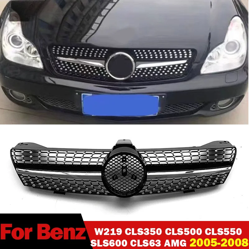 

Front Grill for Mercedes-Benz CLS-Class W219 CLS350 CLS500 CLS550 SLS600 CLS63 AMG 2005-2008 Facelift Grille Refit Grid Body Kit