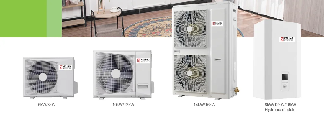 【2026】الصين حار بيع R32 DC العاكس الكل في واحد مضخة الحرارة الهواء إلى الماء مضخة الحرارة التبريد التدفئة الماء الساخن