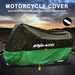 Motorcycle Cover Universal Outdoor Waterproof  Dustproof UV Protector Rain Covers for Kawasaki Ninja 400
