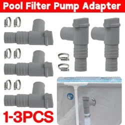 PVC Pool Hose Adapter Durable 32mm Pool On/Off Plunger Valve Leak Proof Sealed Replacement for Outdoor Equipment Parts