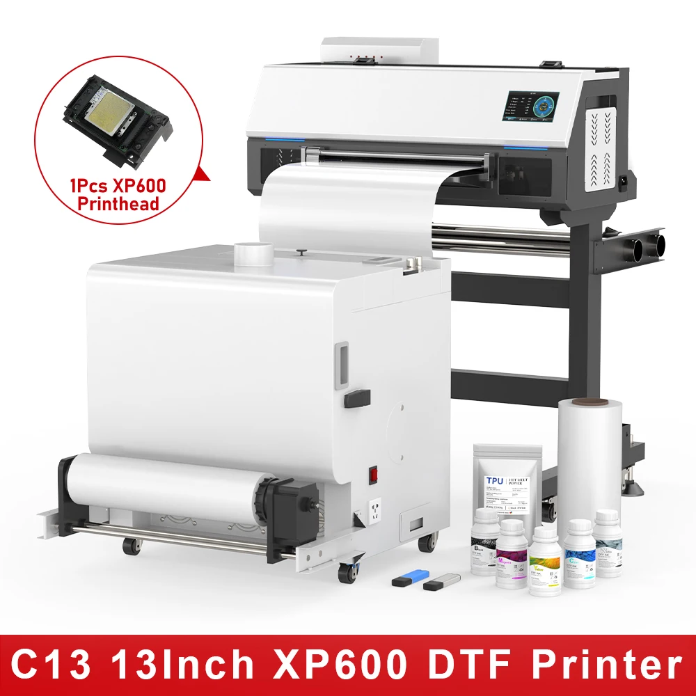 

C13 Direct to Film DTF Printer A3 DTF Printer with Shaker for Epson XP600 13Inch DTF Printer for Clothes Tshirt Printing Machine