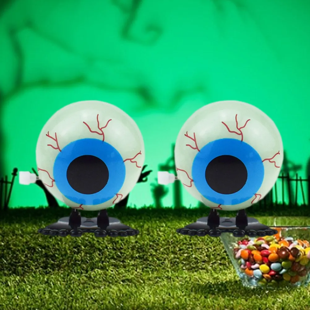 

2Pcs Luminous Large Eyeball Halloween Cochain Creative Funny Eyeball Play for Kids Boys Girls Preschool Hand Eye Coordination