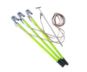 Portable Temporary Earthing Wire Set Ground Work Safety High Voltage Ground Earth Wire Set