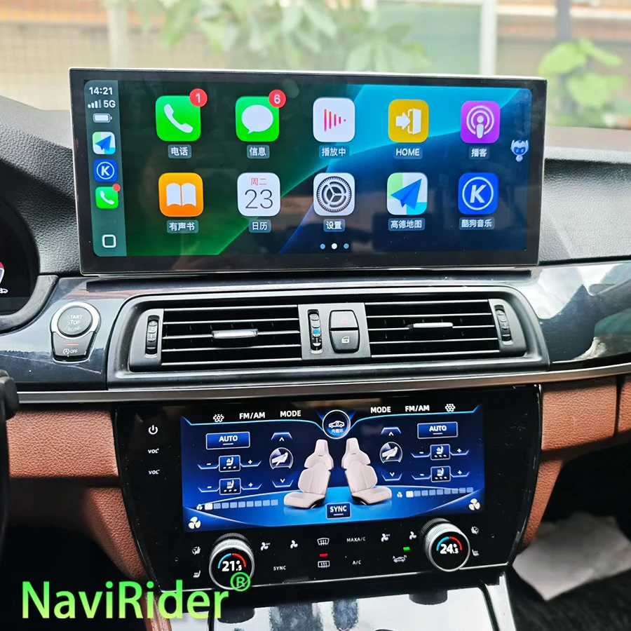 

15.8" Android Screen AC Screen For BMW 5series F10 F11 F18 2011-2017 Car Radio Auto Stereo Carplay GPS Navigation Video Player