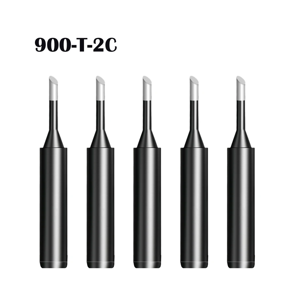 

5Pcs 900M-T Soldering Iron Tips 2C/3C/4C/0.8D/1.2D/1.6D/3.2D Lead-Free Welding Tips Head For 936 937 Soldering Station