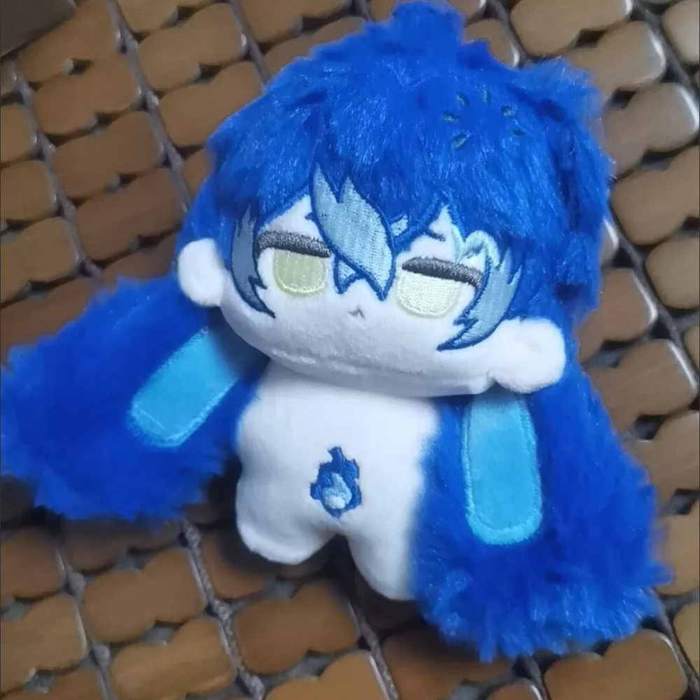 Anime Genshin Impact 10cm Pendant Flins Plush Doll Body Kyryll Flins Stuffed Toy Fans Dolls Present Collect XMAS Gift Decoration
