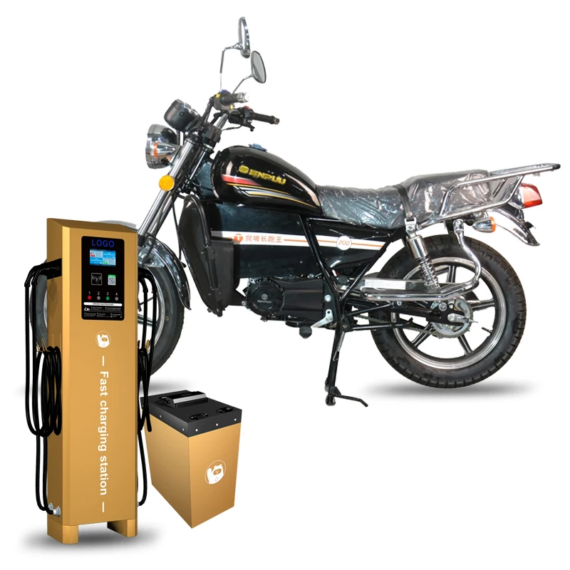 

Fast Charge 250KM Long-Range Cargo Electric Motorbike 72V Off-Road Smart African Electric Motorcycle with 2000/3000W Power