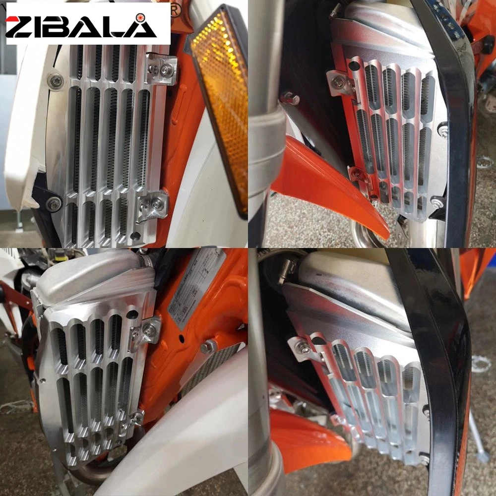 

Motorcycle Radiator Guard CNC Frame Grille Covers Accessories For 125-500 XC XCF SX SXF XCW XCFW EXC EXC-F TPI Six Days 2024