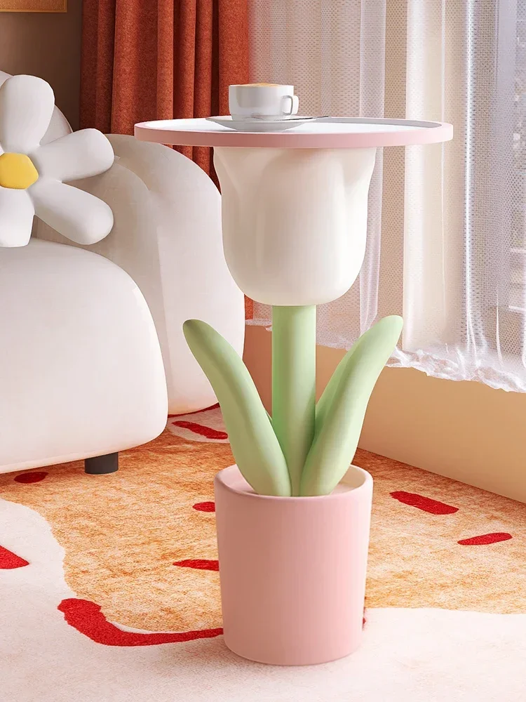 

Tulip Nordic Storage sofa Side Table Living Room Bedside Coffee Table Bedroom Bedsides Corner Tables Home Decor Furniture