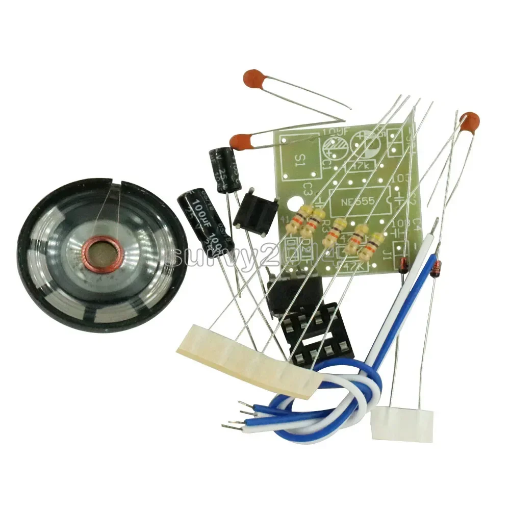 Suite de timbre de producción electrónica, Kit de bricolaje, NE555