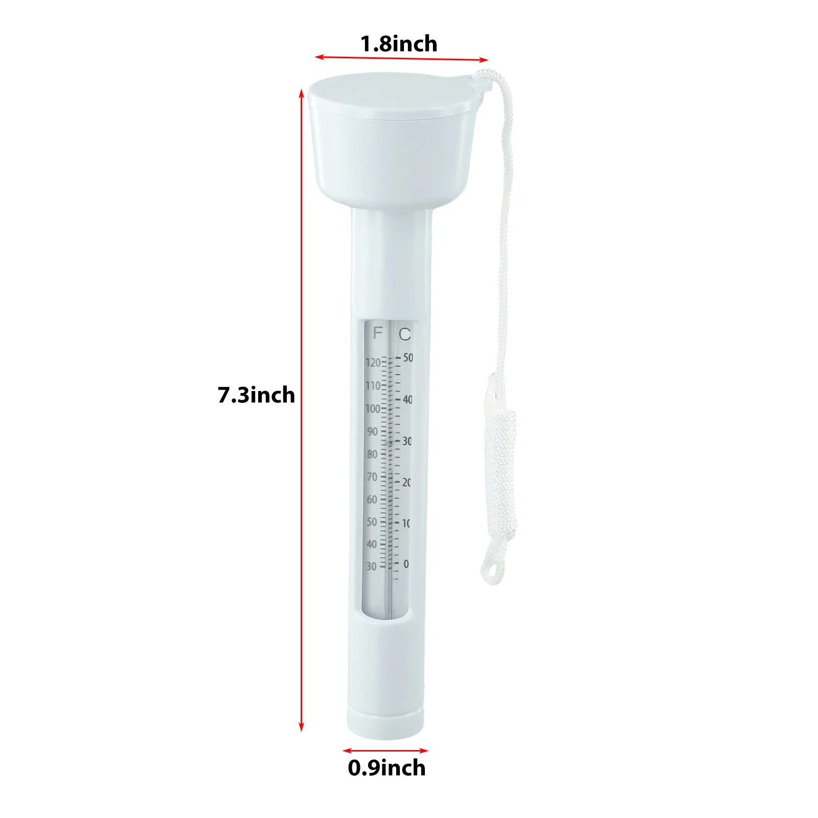 Floating Thermometer Convenient Floating Thermometer for Swimming Pools Hot Tubs and Saunas Wide Test Range Accurate