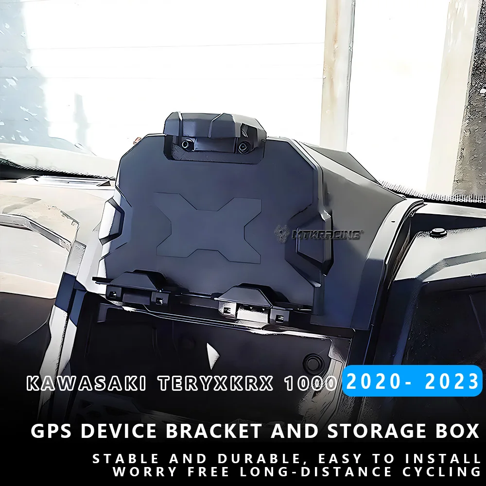 

For Kawasaki Teryx KRX 1000 2020-2023 Motorcycle Accessories Tablet Phone Holder Storage Box Organizer Tray Electronic Device