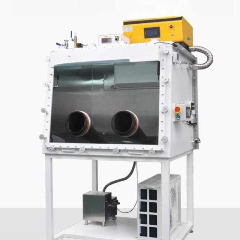 Dust removal and humidification temperature control glove box, automatic humidity control