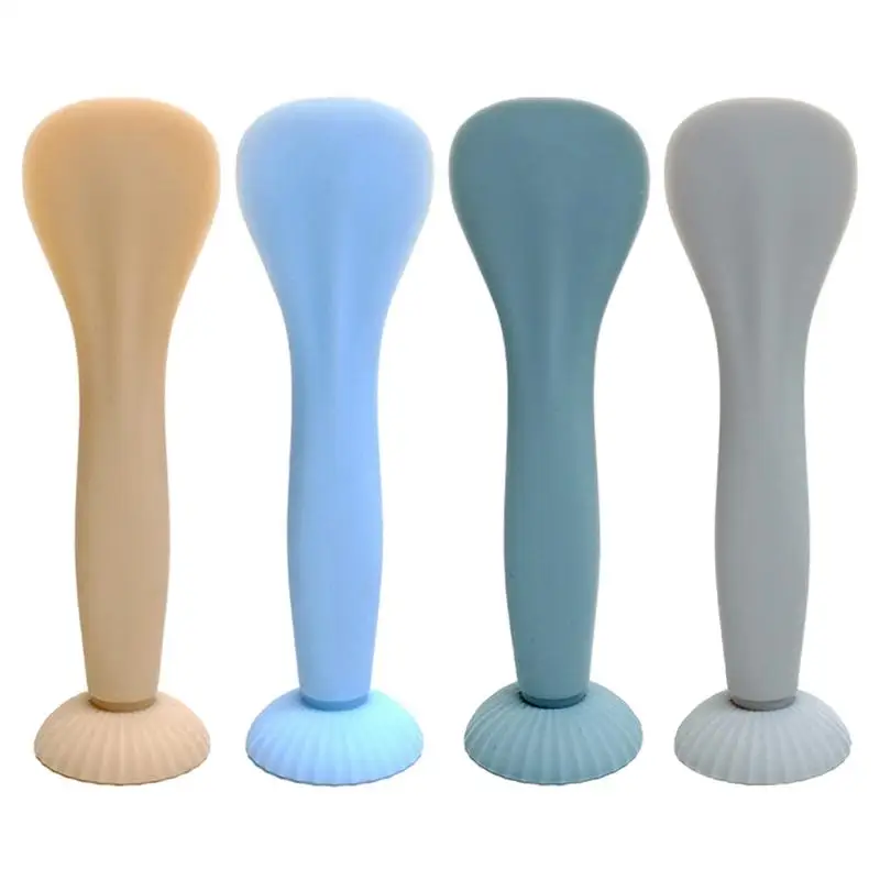 Soft Silicone Diaper Cream Brush Applicator Baby Spatula For Diaper Cream Baby Butt Brush Baby Bum Spatula With Suction Base