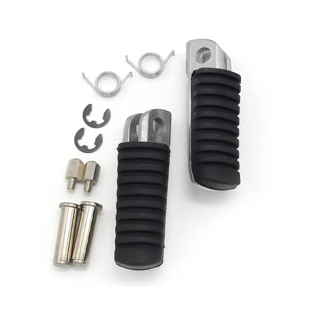 Front Footrest Foot Pegs Motorcycle Pedal Pads For kawasaki EX250 ninja 250 650 ER-4F ER-4N EX650 KLE650 KLE1000 versys 650 1000