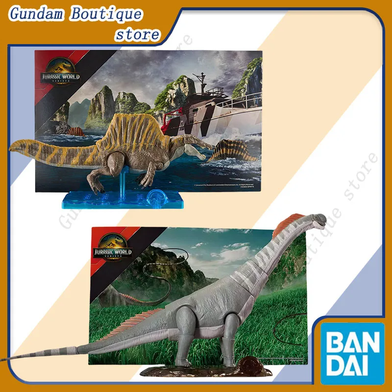 

Bandai Genuine Plannosaurus Jurassic World Spinosaurus Titanosaurus Anime Figure Collectible Assembly Model Toys Gift Children