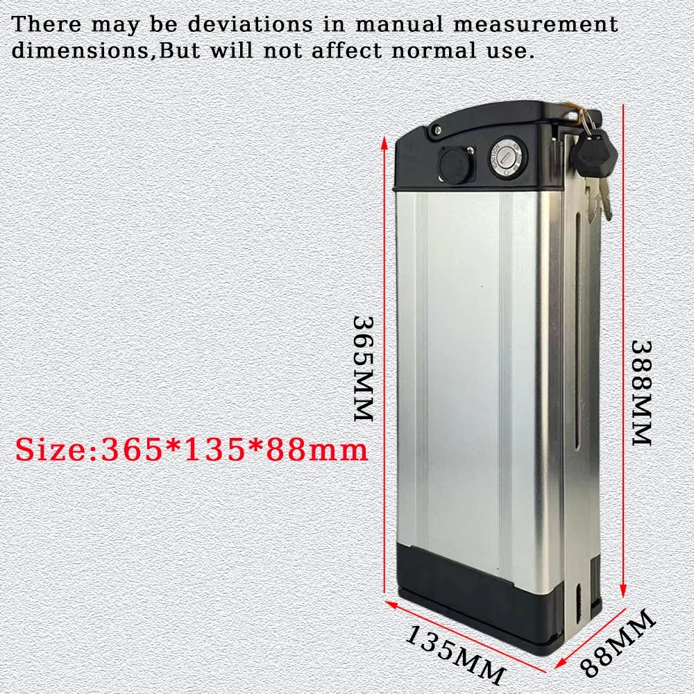 52V 10/15/20ah For Haiba 18650 lithium-ion battery pack, suitable for various electronic devices and transportation equipment