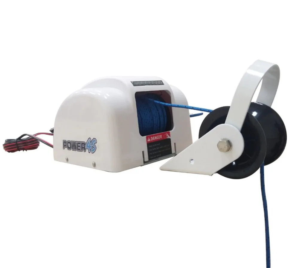 12V Electric Anchor Winch Suitable For Automatic Anchoring In Seawater, Anchor Weight 21 Kg, For Yachts And Ships.