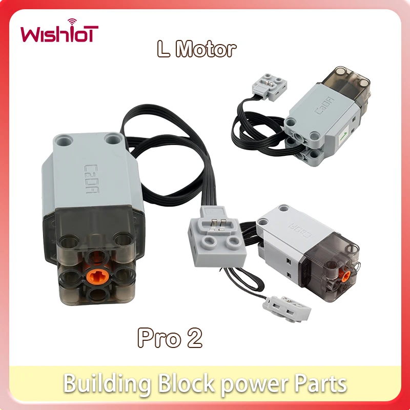 Bloques de construcción de Motor L de alto Torque, piezas de potencia, actualizaciones, funciones de potencia MOC mecánicas para bricolaje, coche teledirigido, modelo de Robot, juguete