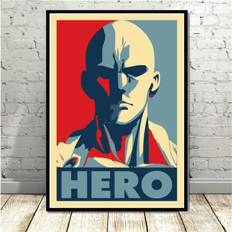 One Punch Man Home Decor Prints Anime Japanese Painting HD Picture Wall Art HD Modular Canvas Poster Bedside Background