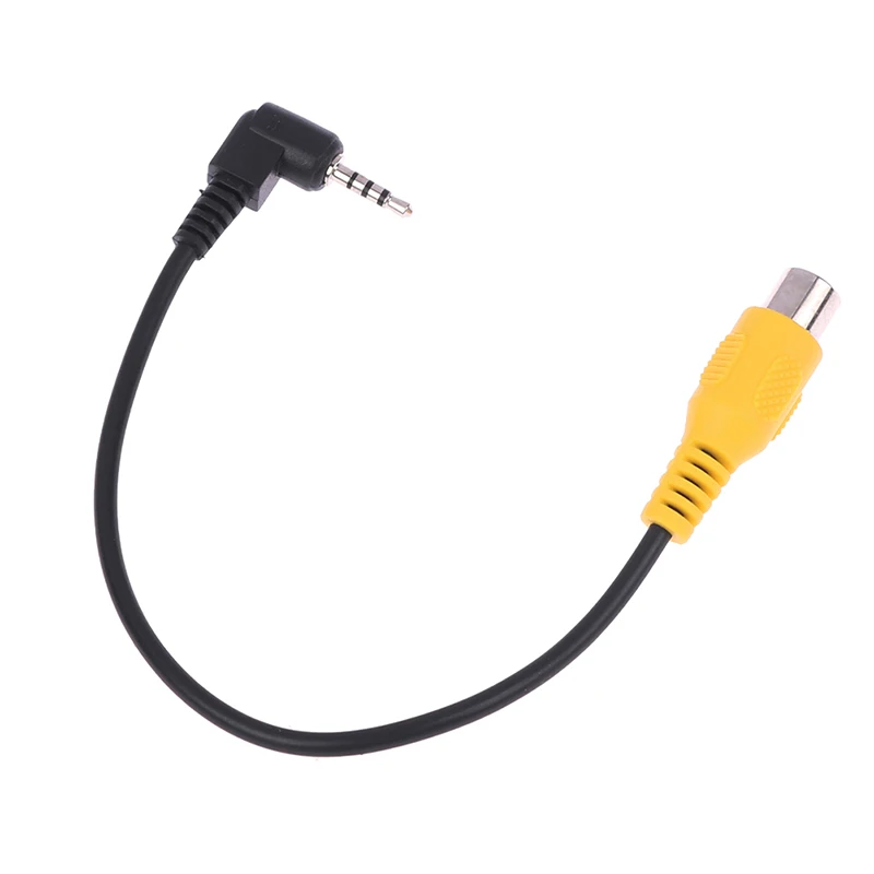 1PC AV In Video Cable Adapter 2.5mm AV Jack Male Plug To RCA Female Adapter Cable for GPS and Rear Camera Converter Cable