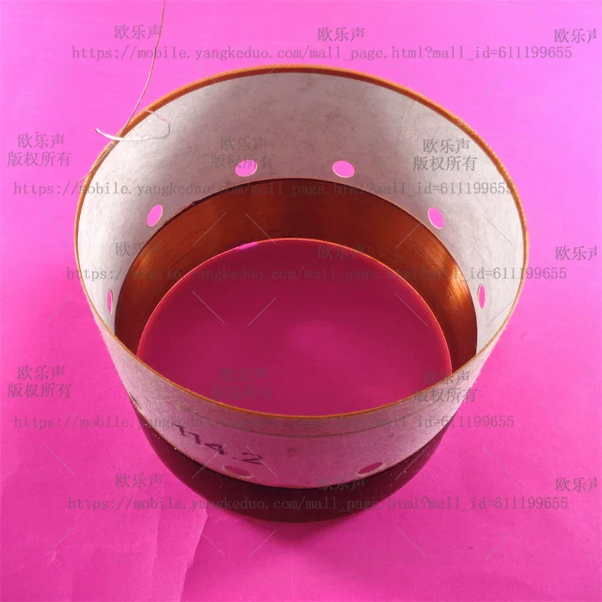 1PC Shevchenko Replacement Voice Coil for RCF LF21N451 Woofer – 114.2mm Inner Diameter, 8 Ohm, Inside/Outside Wound