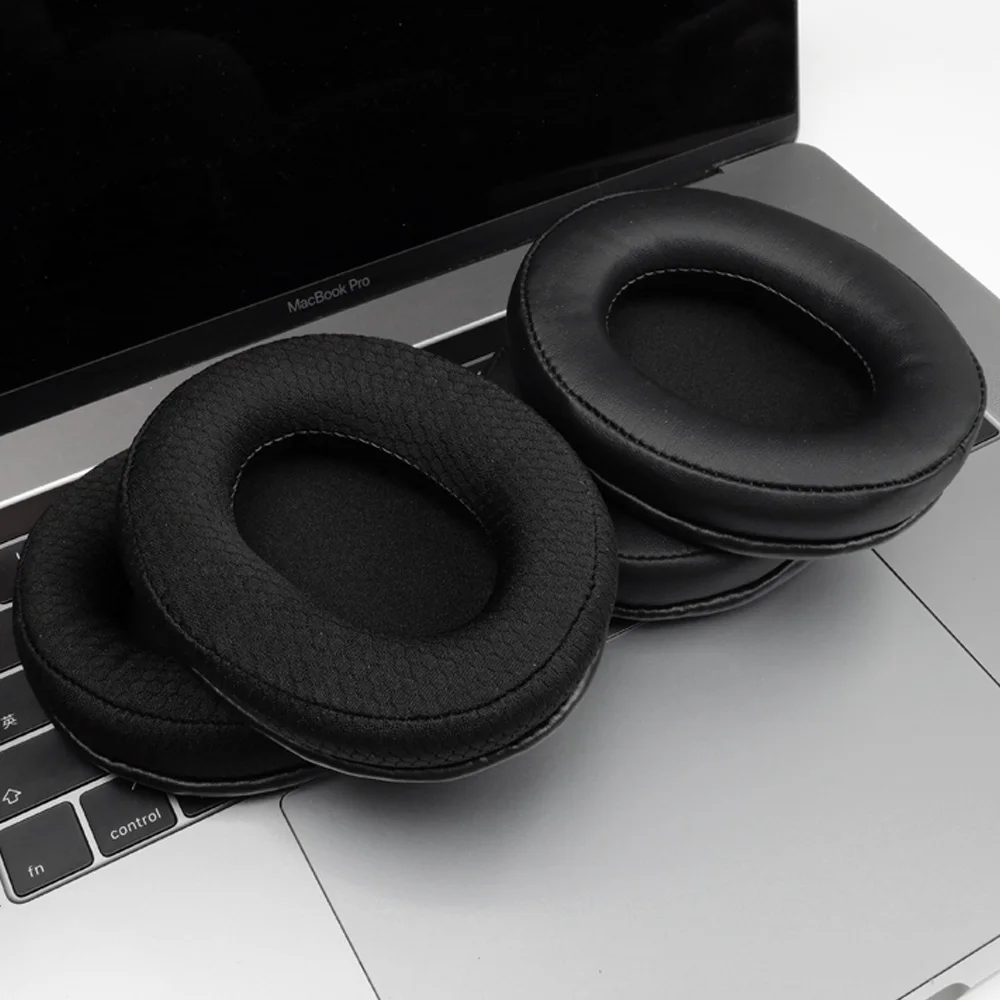 Bantalan Bantalan Telinga Busa Pengganti untuk Headphone Xiberia G01 Kualitas Tinggi Bantalan Telinga Kain Jaring PU Hitam