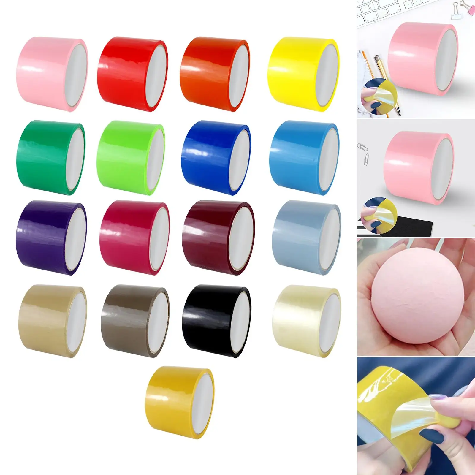 Sticky Ball Tape 4.8cm Wide Adhesive Craft Roll for DIY Party Game Fun Activity
