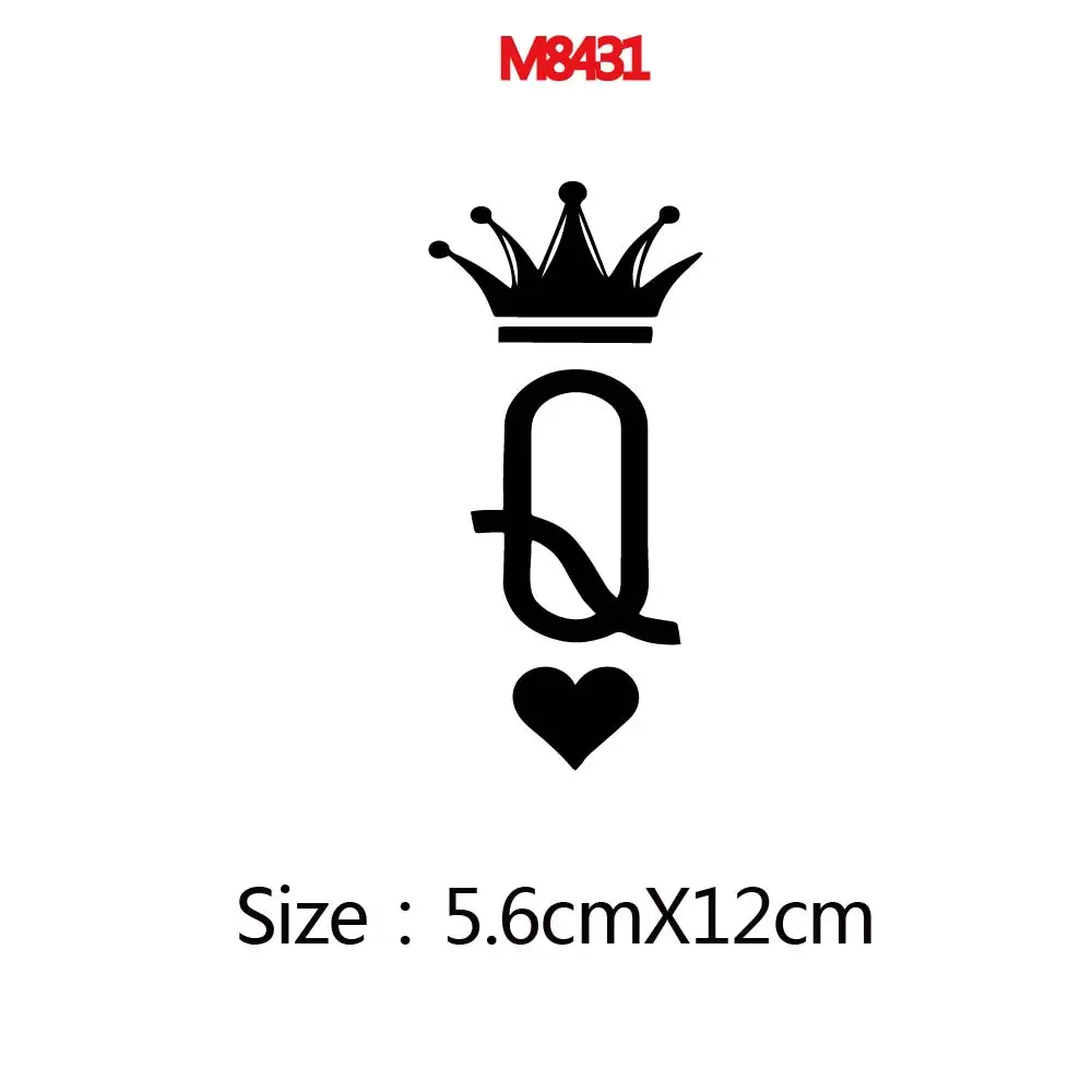 Motor Helmet Sticker Queen Vinyl Decals For Motorcycle Helmet Decal Decor Royal Q Stickers