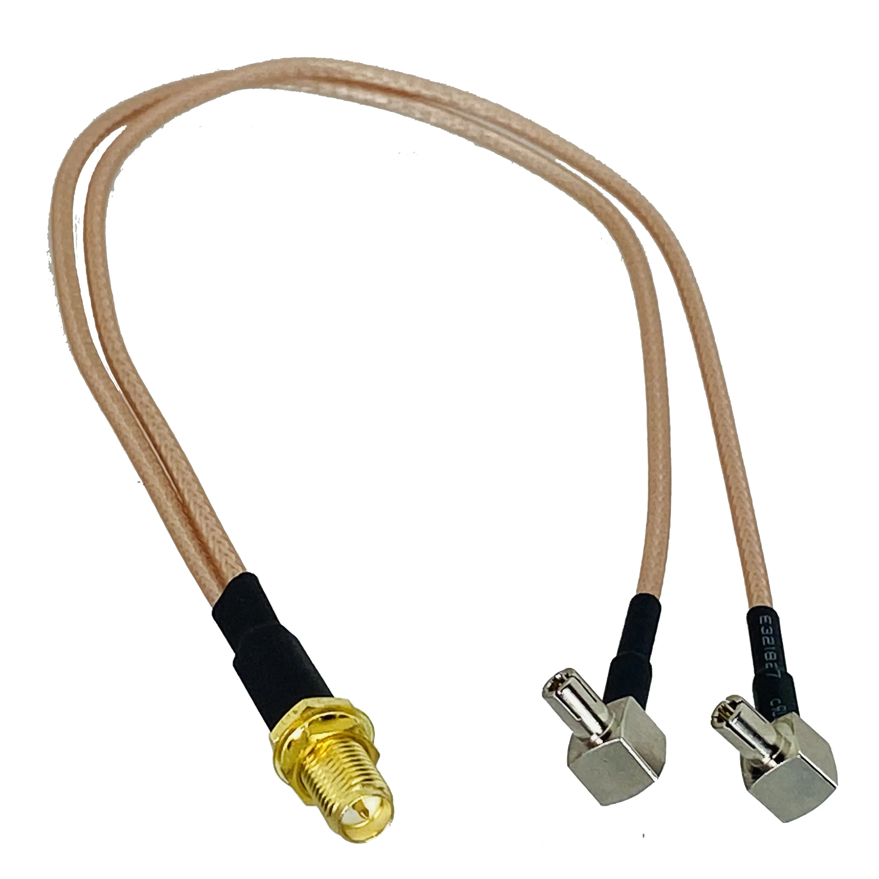 RG316 SMA RP SMA Female Bulkhead to CRC9 TS9 Male Plug Straight & Right Angle Connector RF Jumper pigtail Cable 4inch~10FT