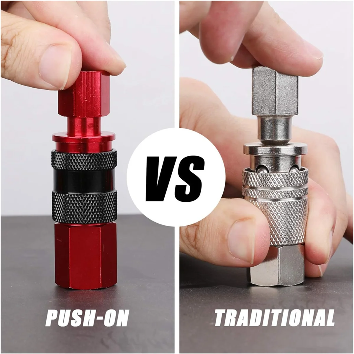 Новые 14 шт. фитинги для воздушных шлангов, воздушная муфта промышленного типа, комплект воздушных заглушек, размер резьбы 1/4 дюйма, аксессуары для воздушного компрессора